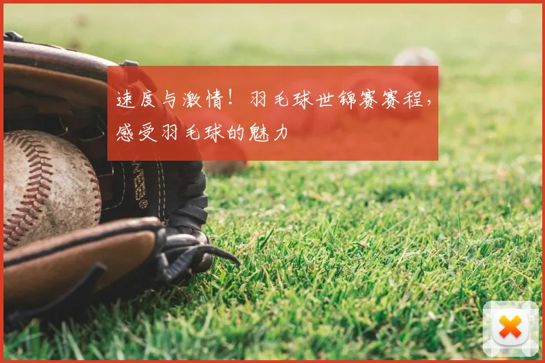 速度与激情！羽毛球世锦赛赛程，感受羽毛球的魅力